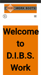 Mobile Screenshot of dibsworkboots.com